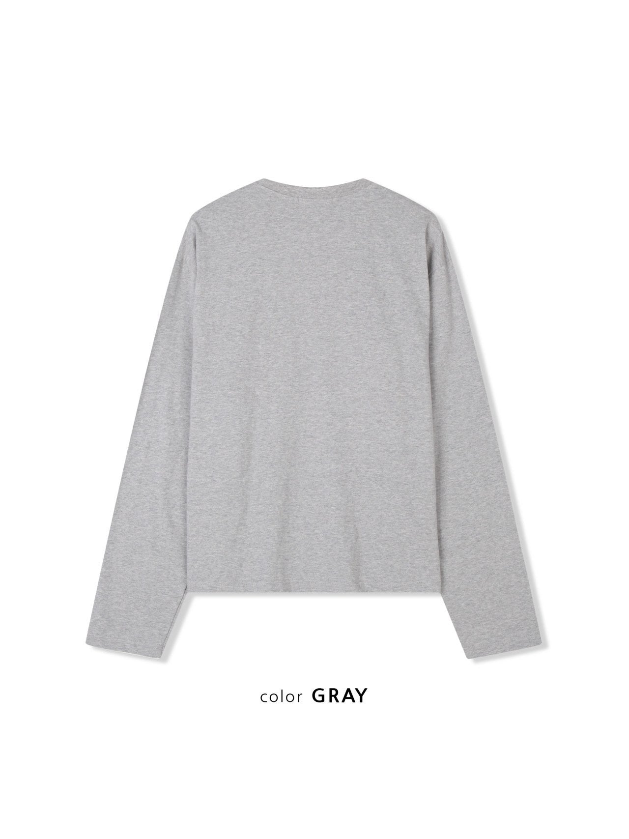Cropped Smooth Long Sleeve Tee