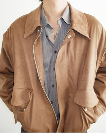 Suede-Touch Field Blouson