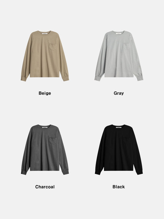 Sage Pocket Long-Sleeve Tee