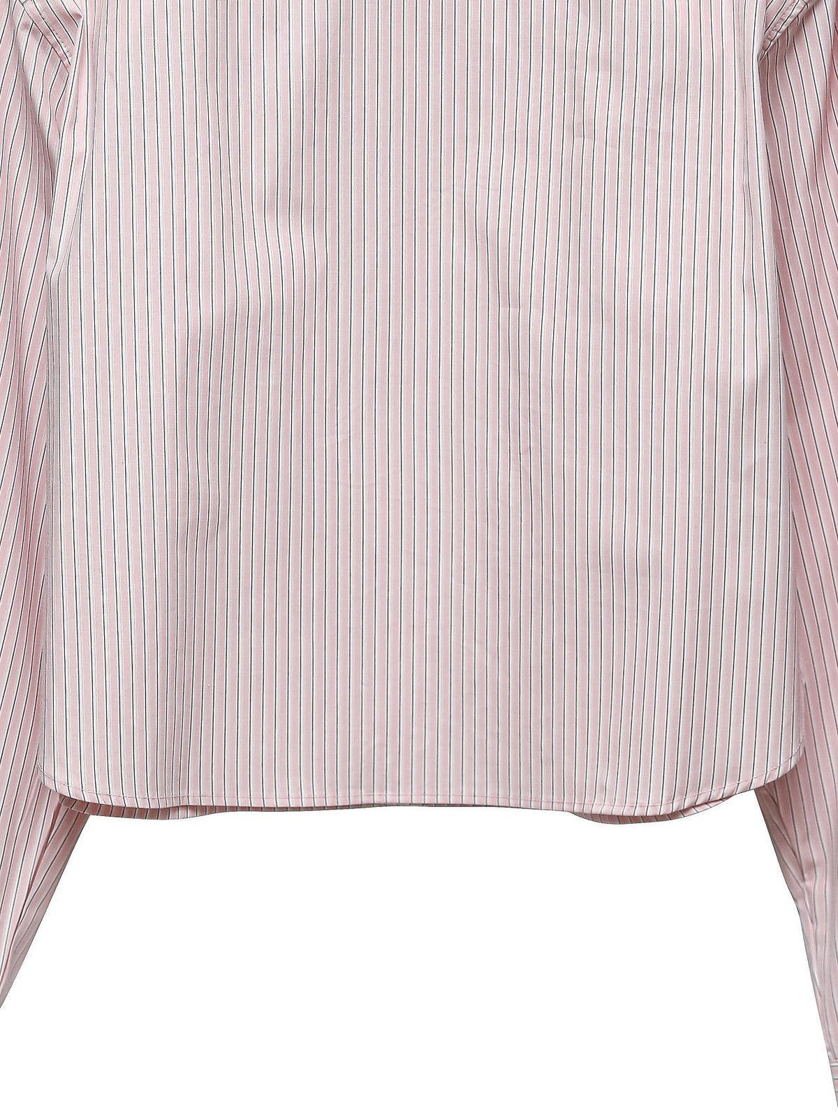 PAPERMOON Striped Pocket Detail Cropped Shirt