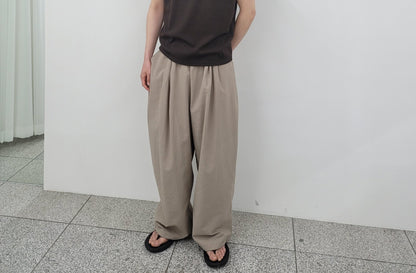 Cotton Linen Balloon String Pants