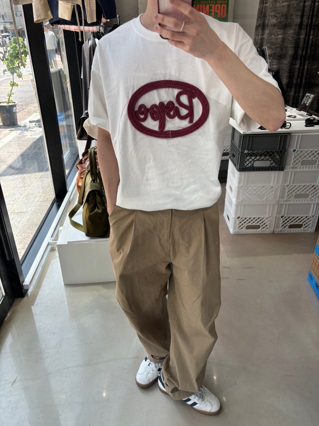 Rope Logo Chenille Tee