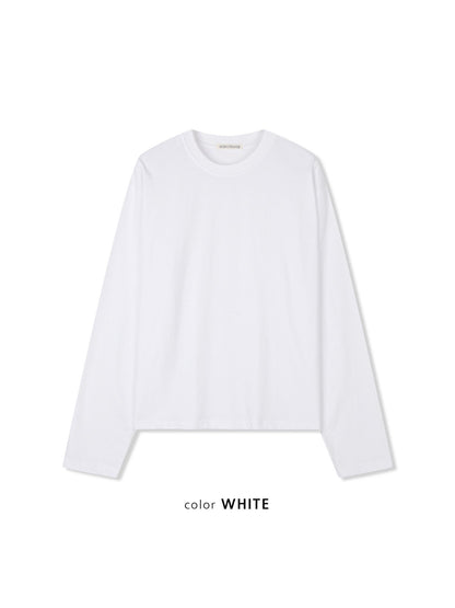 Cropped Smooth Long Sleeve Tee