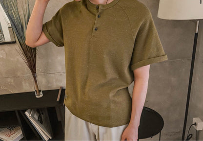 Mellow Henley Knit Tee