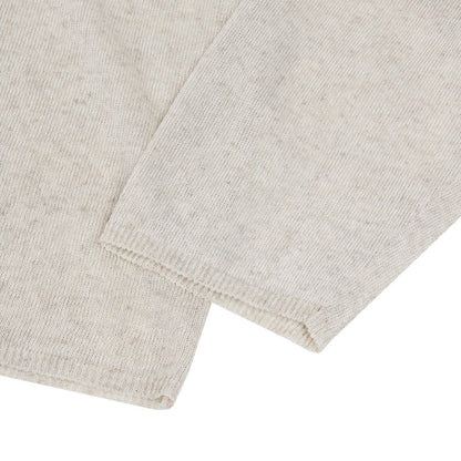 Slick V-Neck Linen Knit