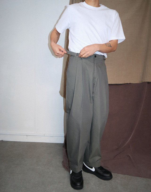 CN Garments Pleated Wide Pants