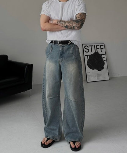 Curve Dart Wide Denim
