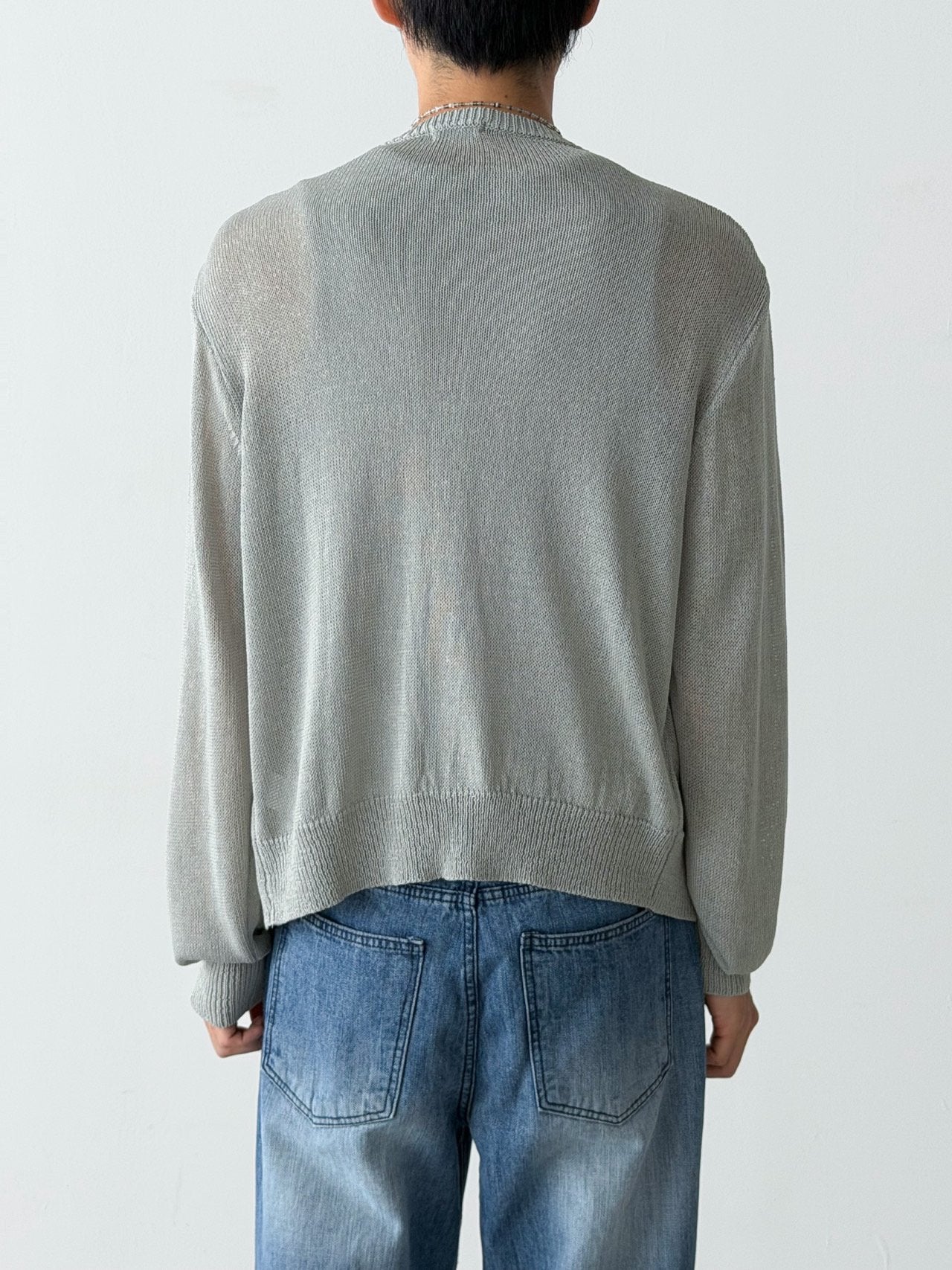 Pigment-Washed Nylon Shirt Jacket