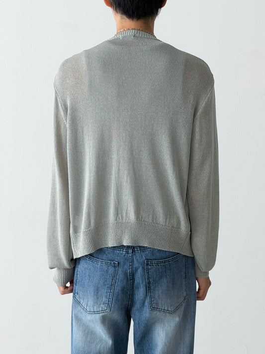 Pigment-Washed Nylon Shirt Jacket