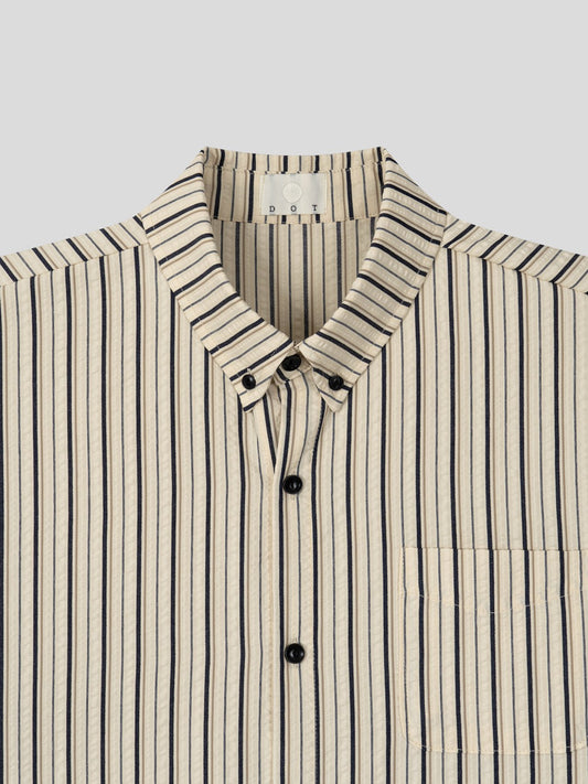 Stripe Seersucker Shirt