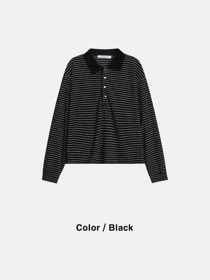 Loop Collar Cropped Tee