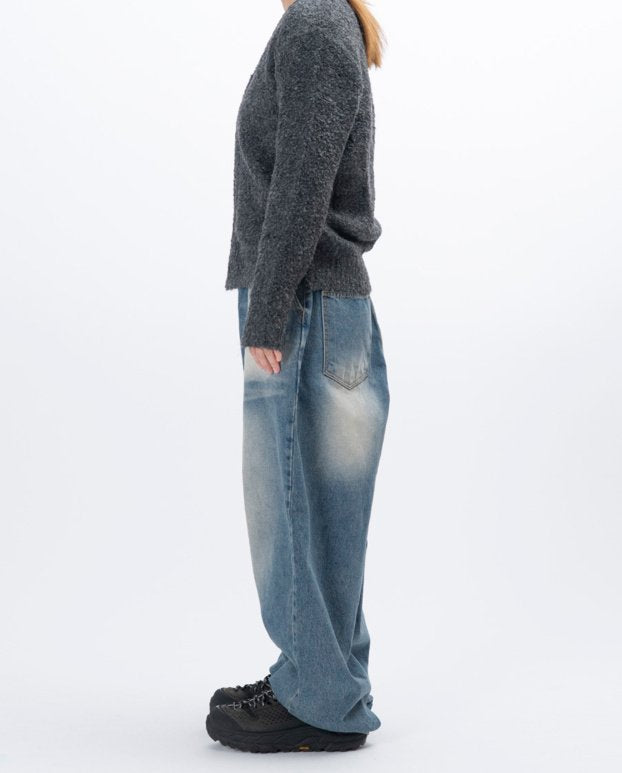 Contra Bouclé Wool Cardigan