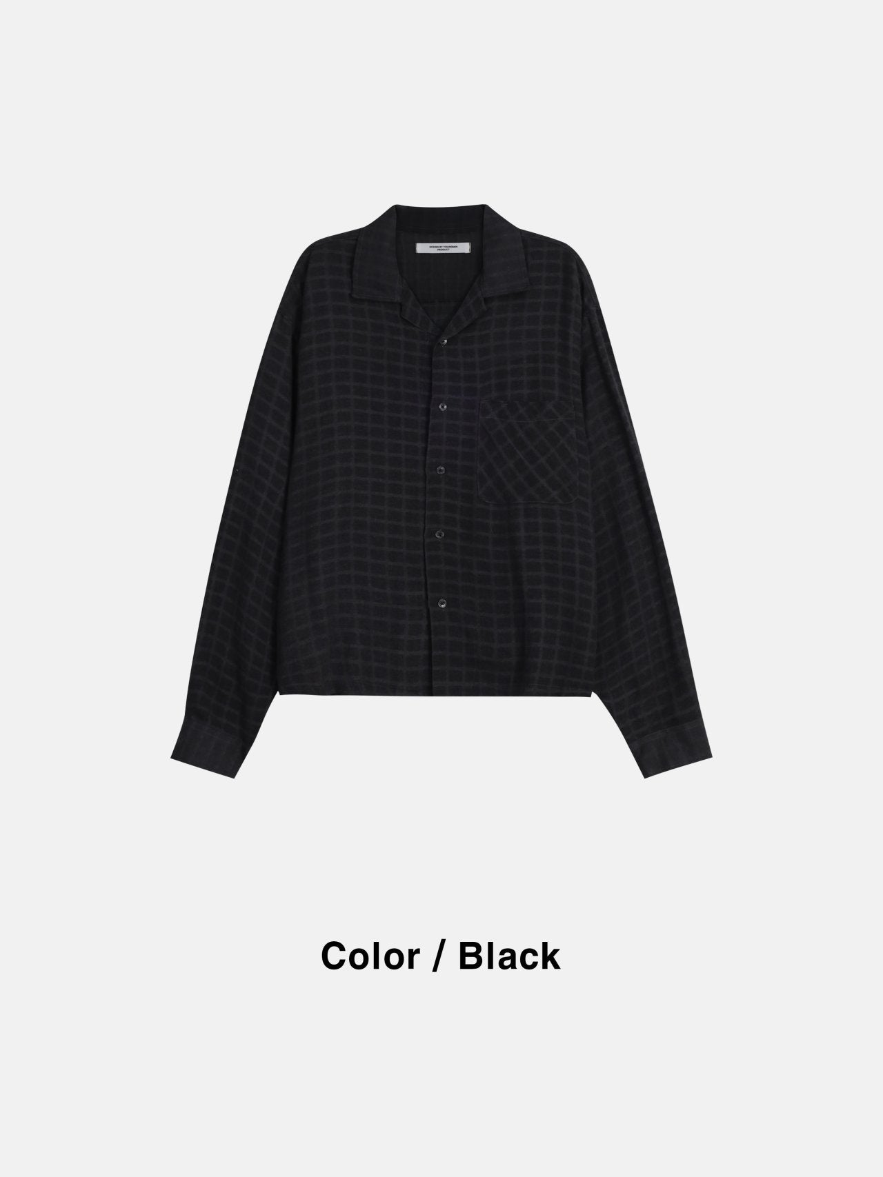 Pigment-Washed Nylon Shirt Jacket