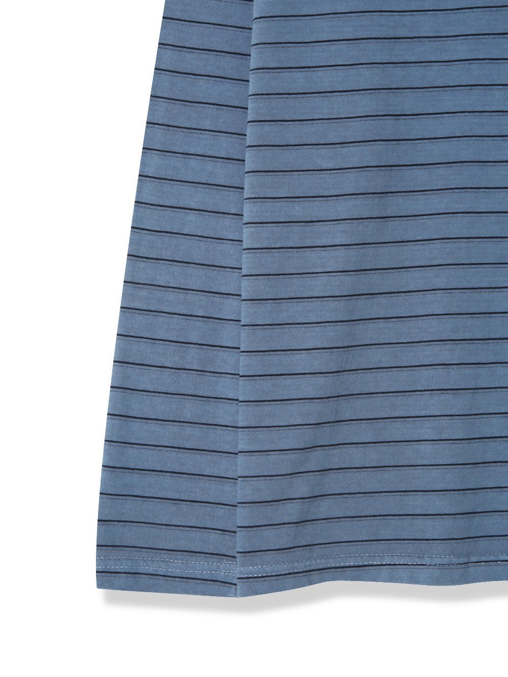 Pigment Stripe Henley Long Sleeve Tee