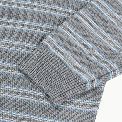 Reverse Stripe Knit Sweater