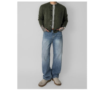 BB Light Blue Semi-Wide Back Banding Denim