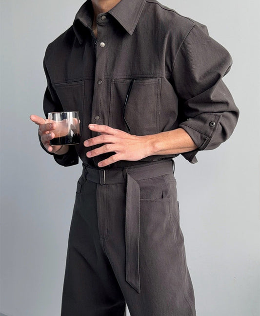 Need Cropped Shirt Jacket Setup