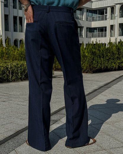 Drew Flare Stripe Slacks