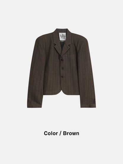 Lawrence Linen Collar Jacket