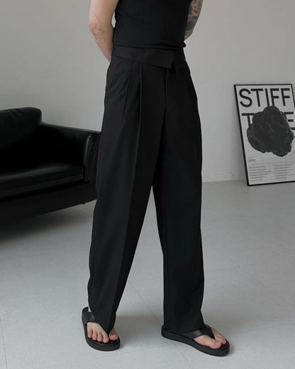 Regle Two-Tuck Wide Slacks