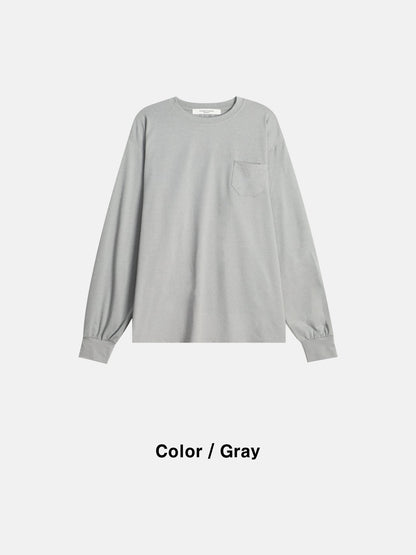Sage Pocket Long-Sleeve Tee