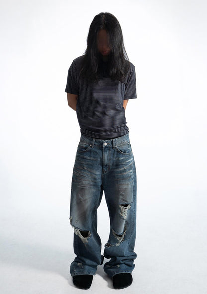Pigment-Washed Nylon Shirt Jacket