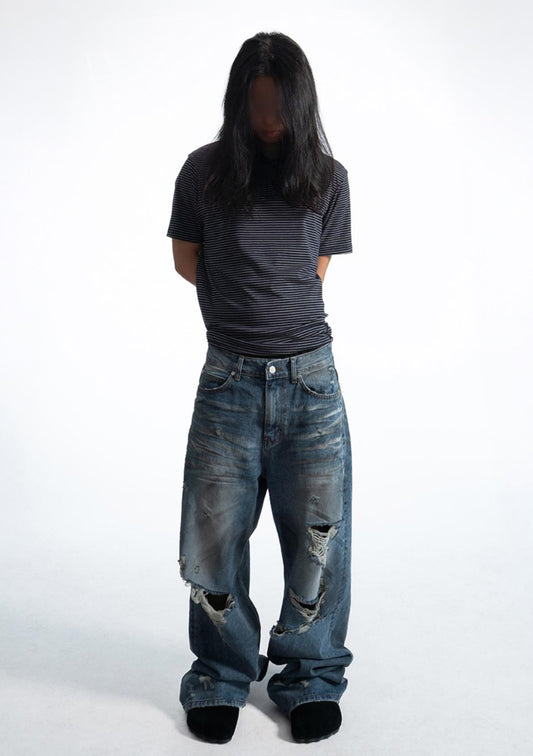 Pigment-Washed Nylon Shirt Jacket