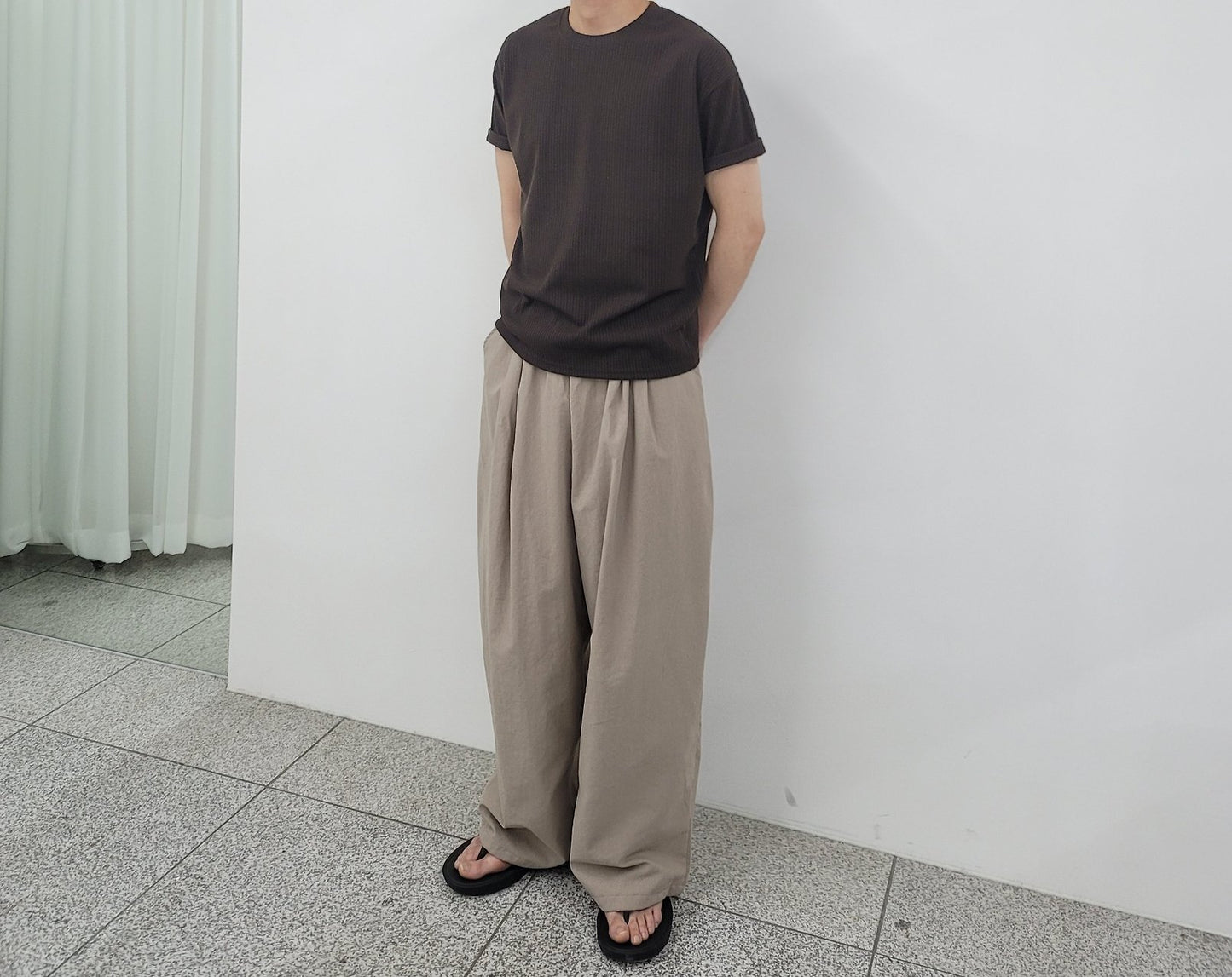 Cotton Linen Balloon String Pants