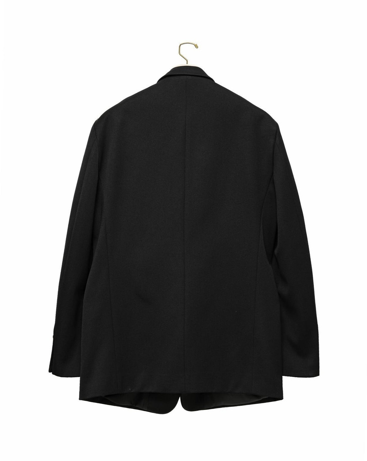 [PAPERMOON] SS / Satin Peaked Lapel Oversized Tuxedo Blazer