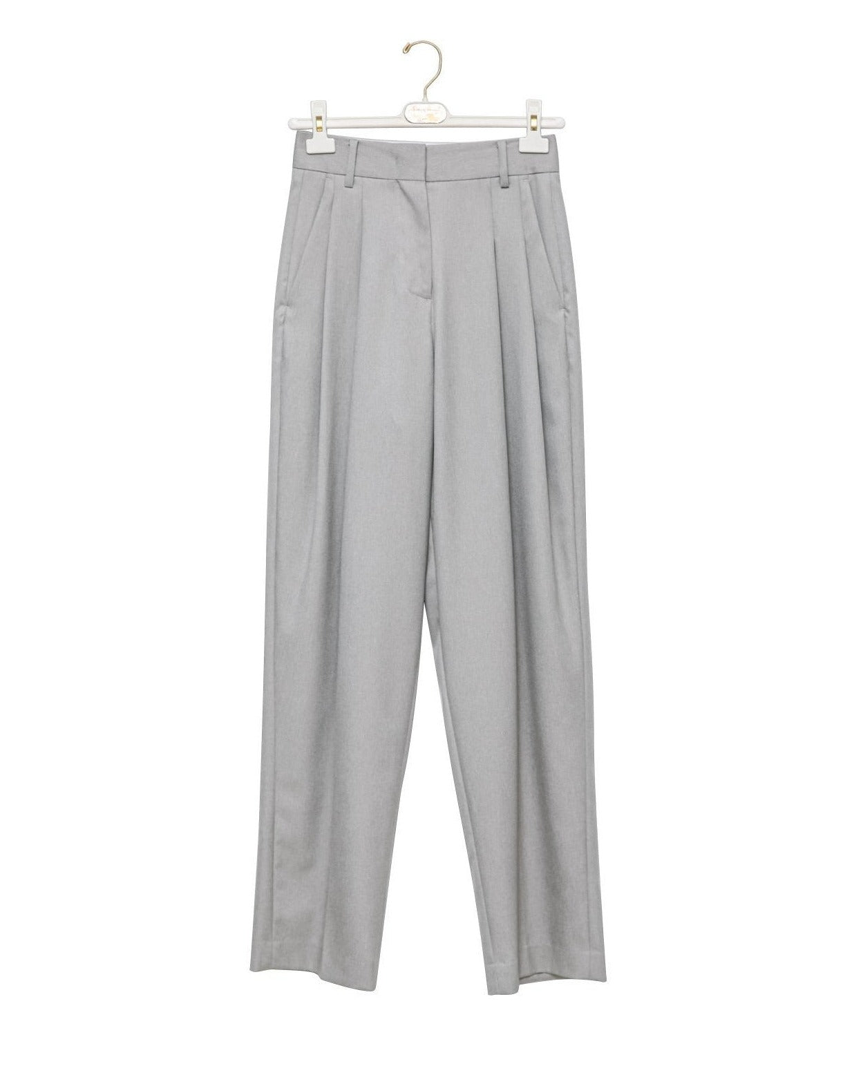 【PAPERMOON 페이퍼 문】SS / Soft Touch Pin Tuck Wide Trousers