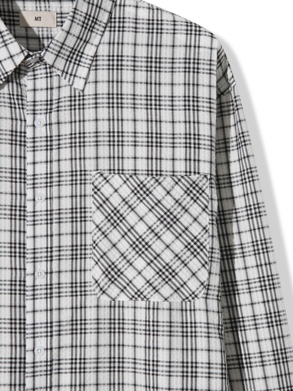 Sheer Over Check Shirts