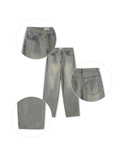 Tinted Denim Pants