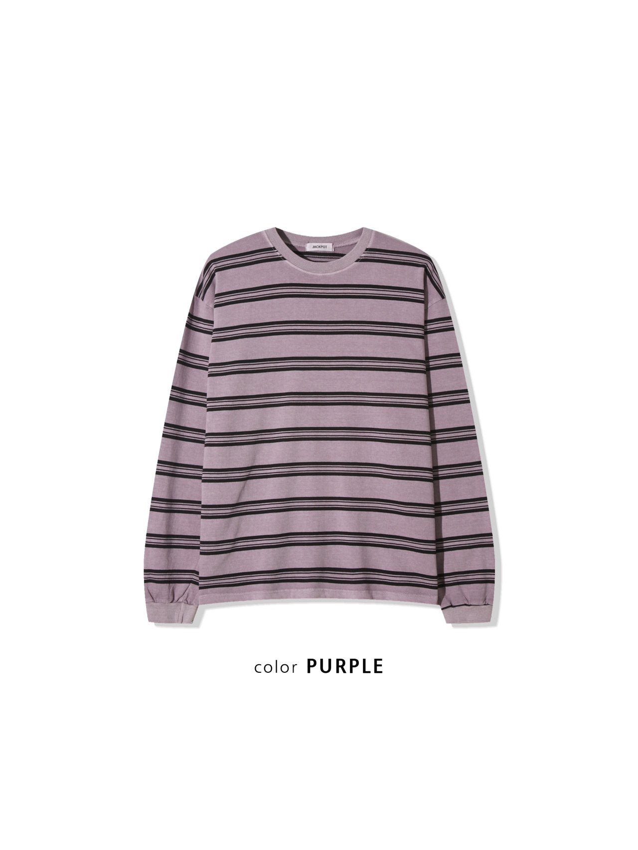 Mini Stripe Pigment Long Sleeve Tee