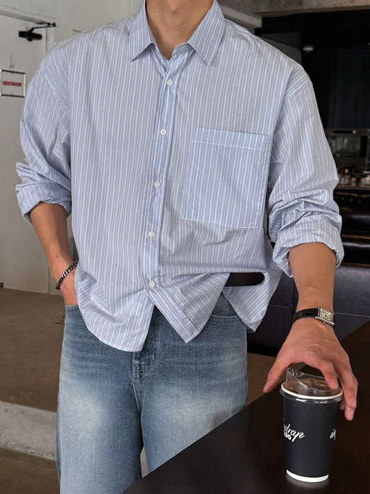 Crop Stripe Shirt