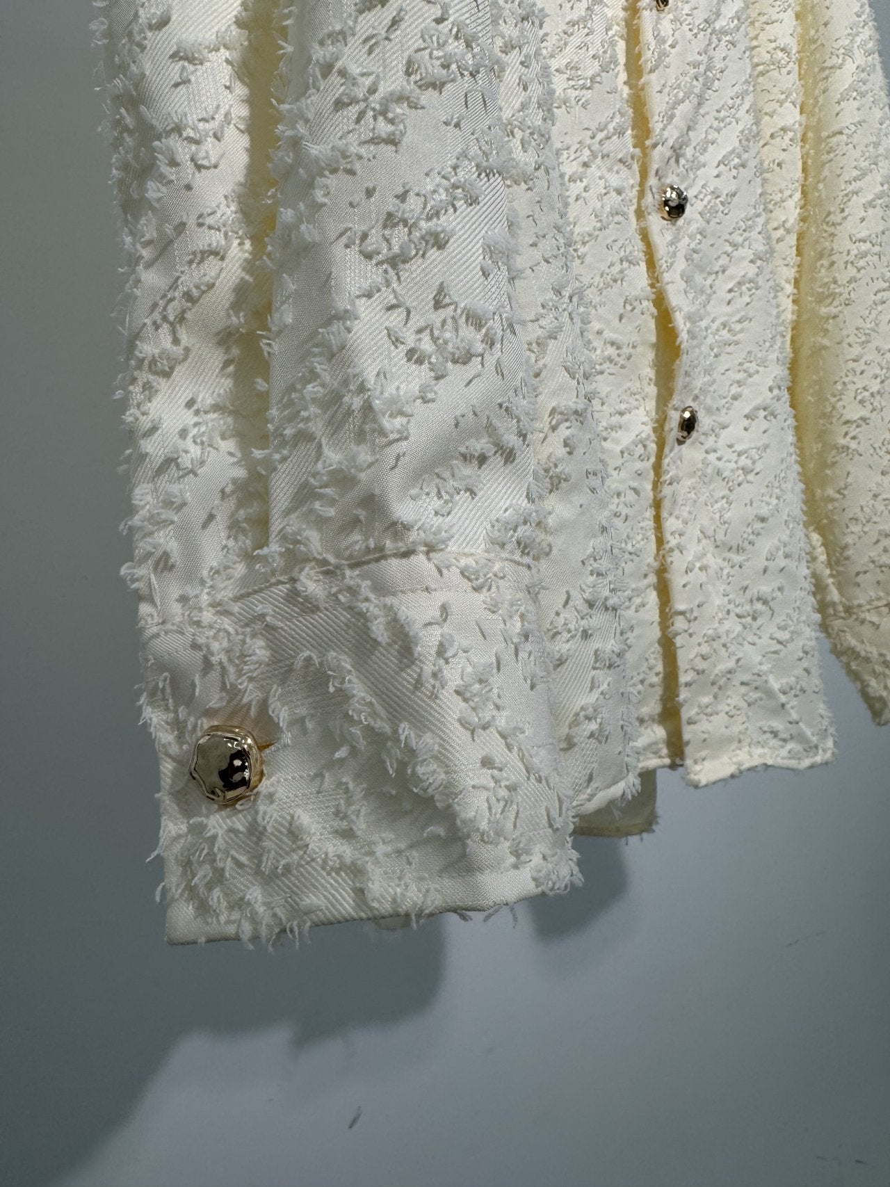 Pigment-Washed Nylon Shirt Jacket