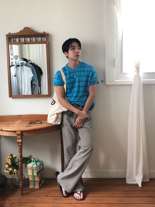 Vintage Stripe Pigment T-Shirt