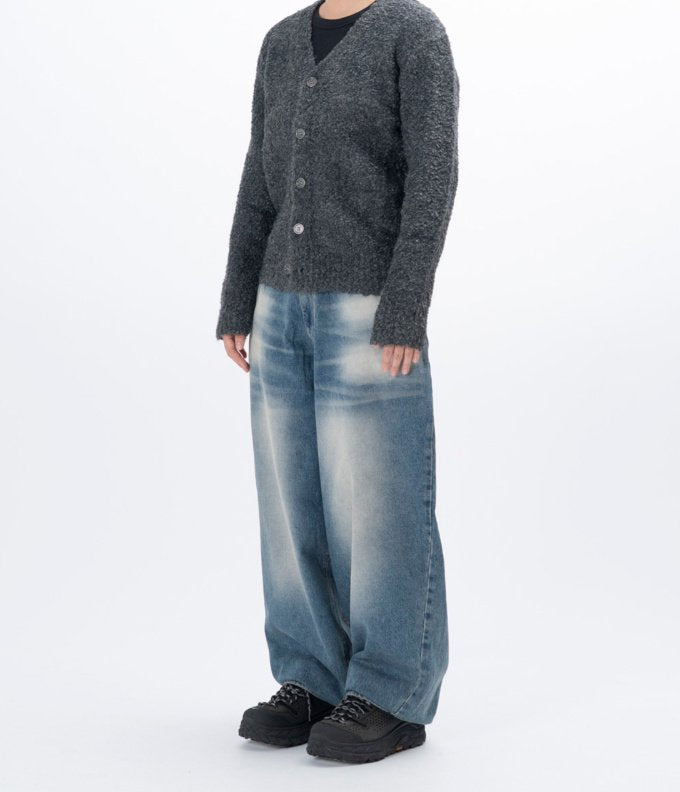 Contra Bouclé Wool Cardigan