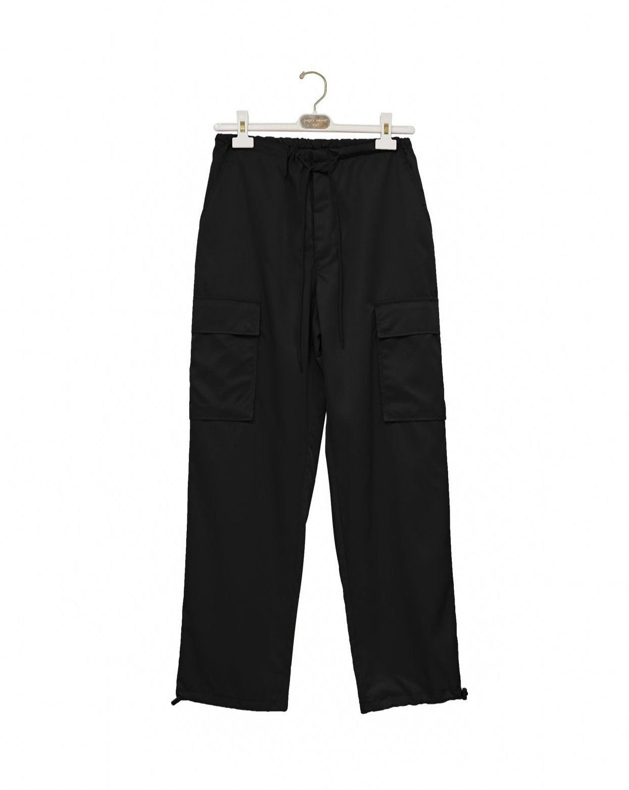 【PAPERMOON ペーパームーン】SS / Nylon Drawstring Cargo Pocket Trousers