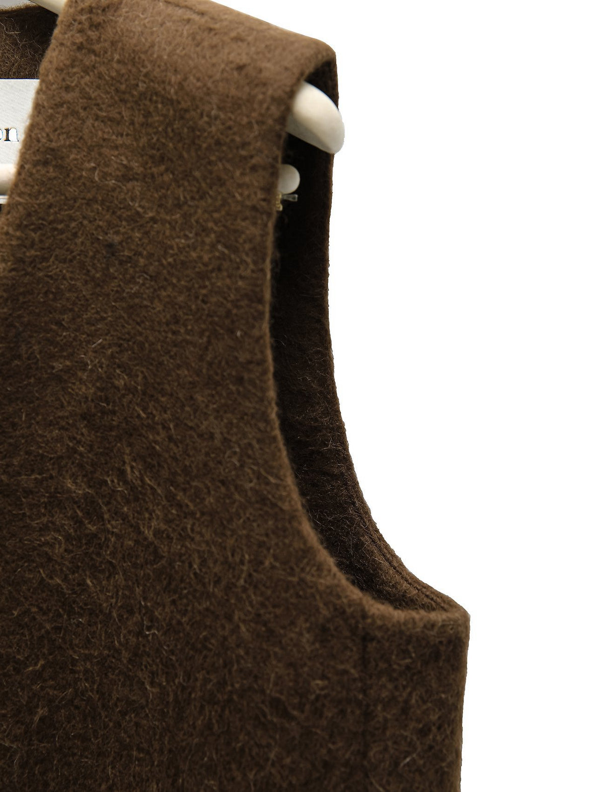 PAPERMOON ペーパームーン アルパカウールジップアップベスト