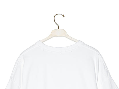 PAPERMOON Oversized Pigment Cutted Detail T-Shirt