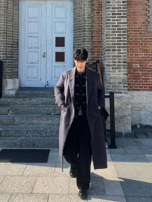 Belted Double Long Coat