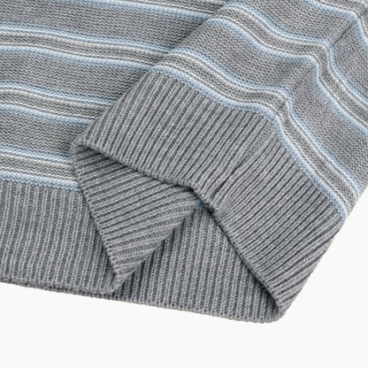 Reverse Stripe Knit Sweater