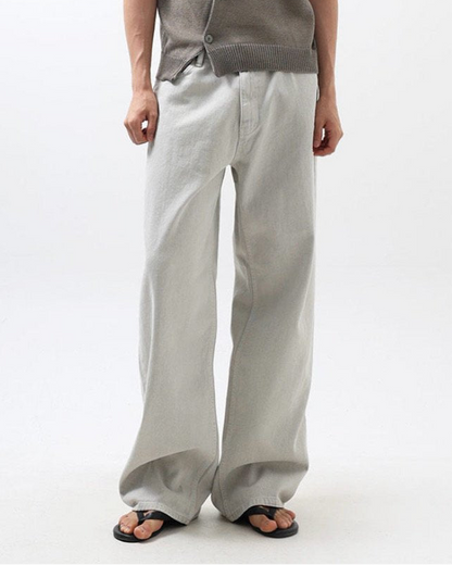 Label Dyeing Wide Pants