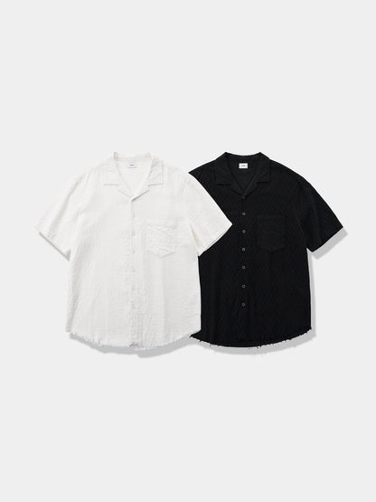 Panda Open Collar Shirt