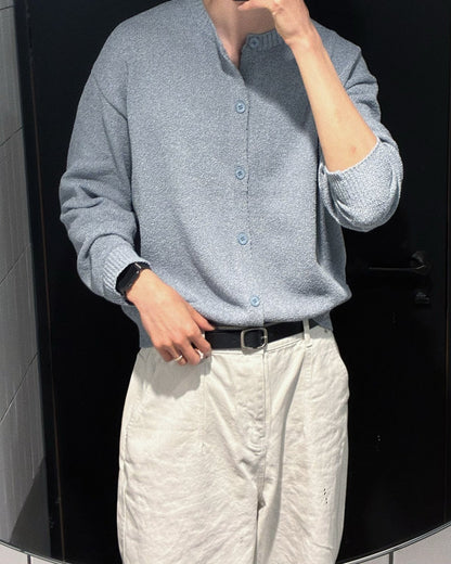 Brow Round Knit Cardigan