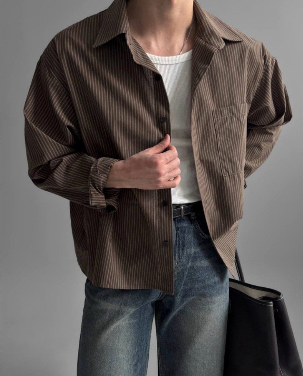 Fine Stripe Relaxed Shirt