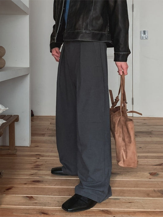 Puckered Wide Pants