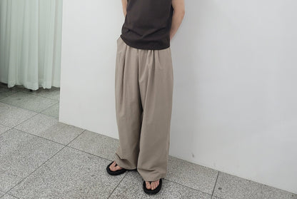 Cotton Linen Balloon String Pants