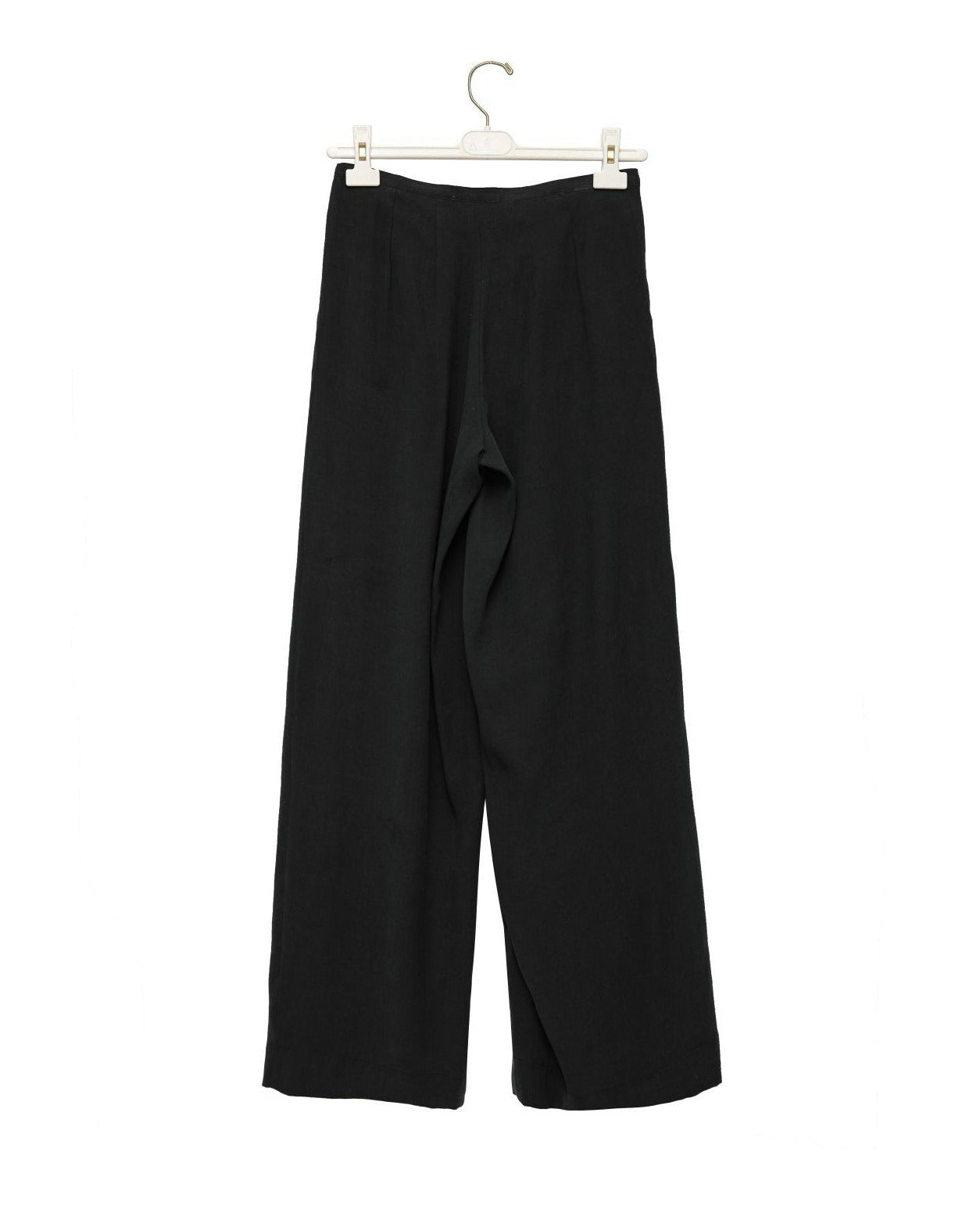 [PAPERMOON] SS / Bamboo Pleated Pin-Tuck Wide Trousers