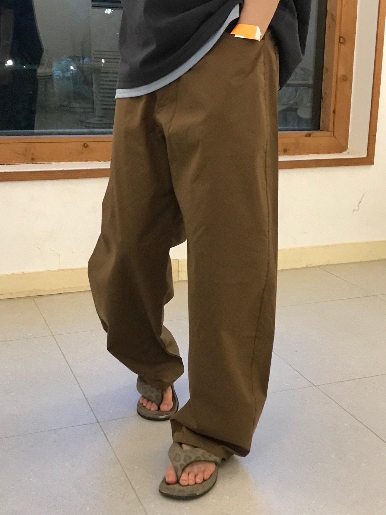 Volume Curve Cotton Balloon Pants